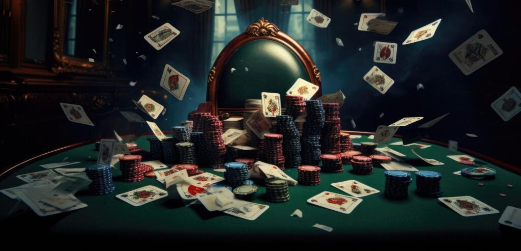 poker face concept image